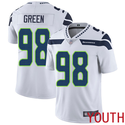 Seattle Seahawks Limited White Youth Rasheem Green Road Jersey NFL Football #98 Vapor Untouchable->seattle seahawks->NFL Jersey